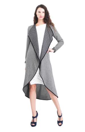 Adara Two-toned Maxi Wrap Jacket