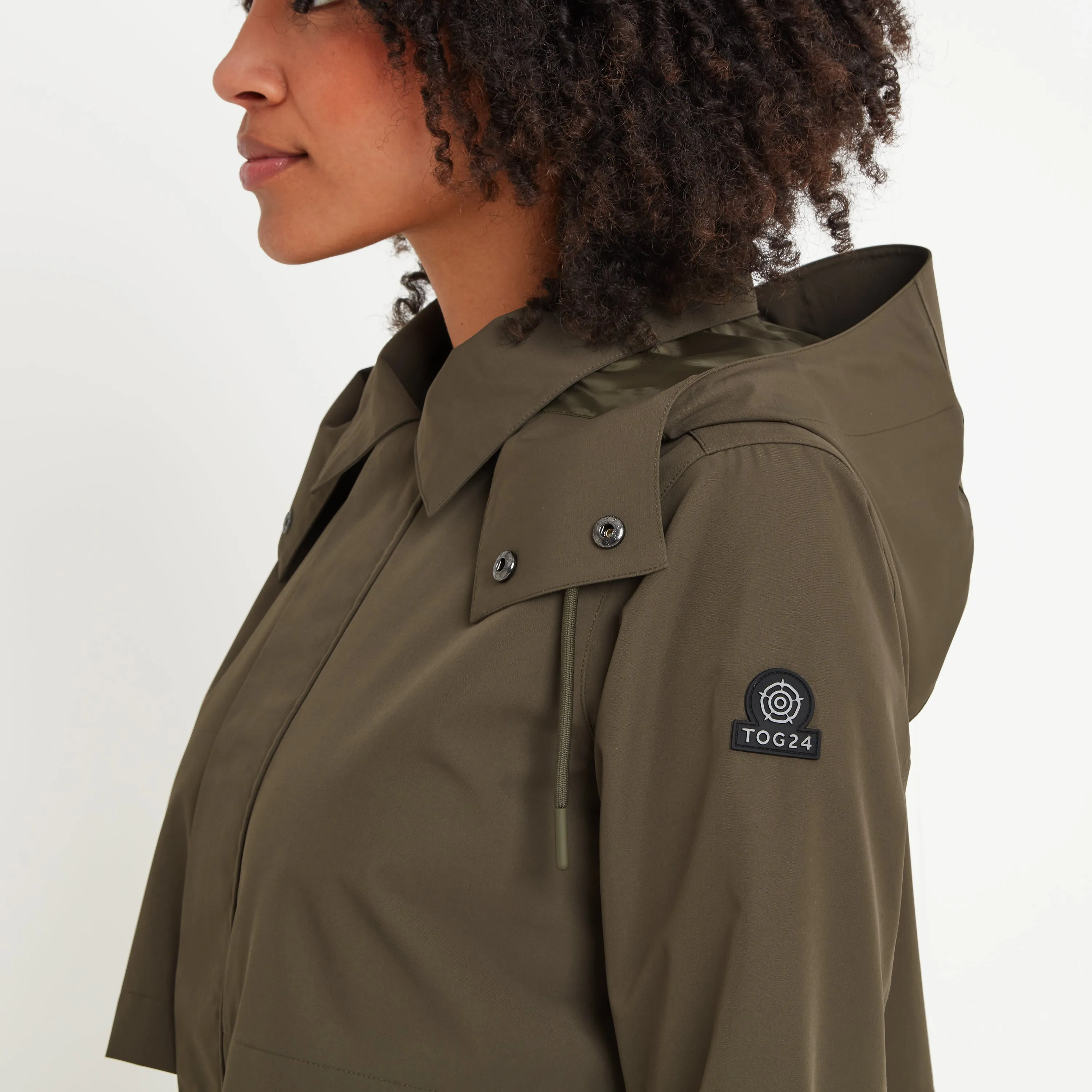 Alva Womens Waterproof Jacket - Khaki