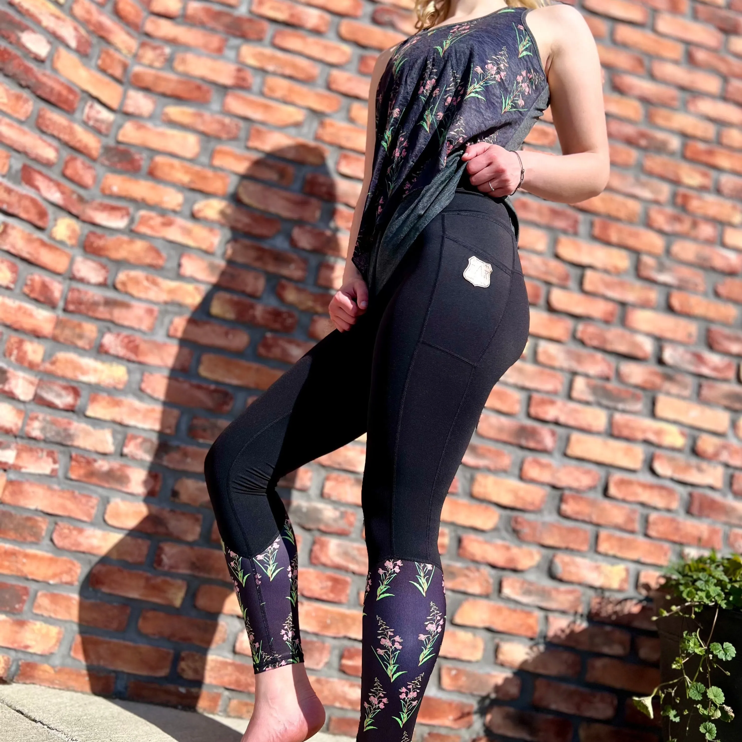 Athletic Calf Print Leggings