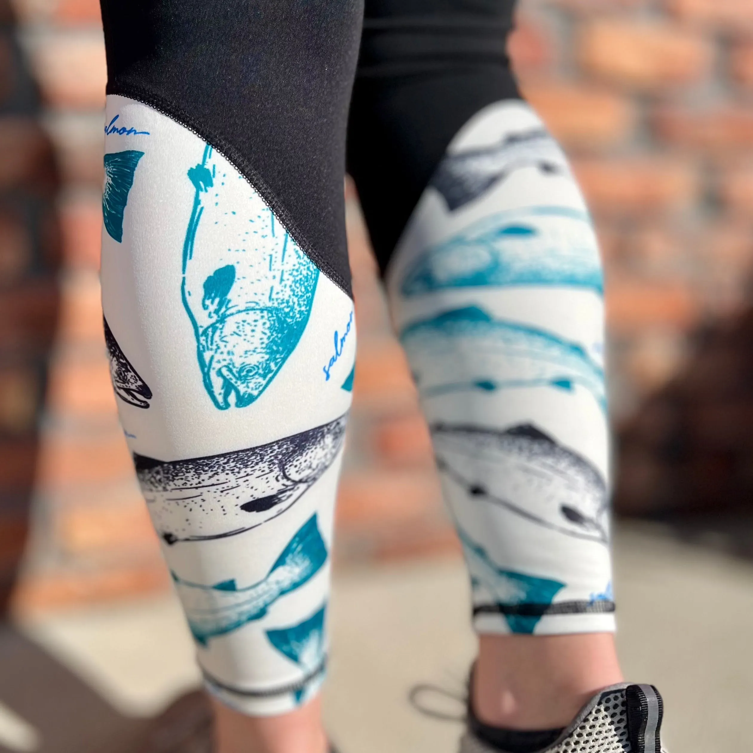 Athletic Calf Print Leggings