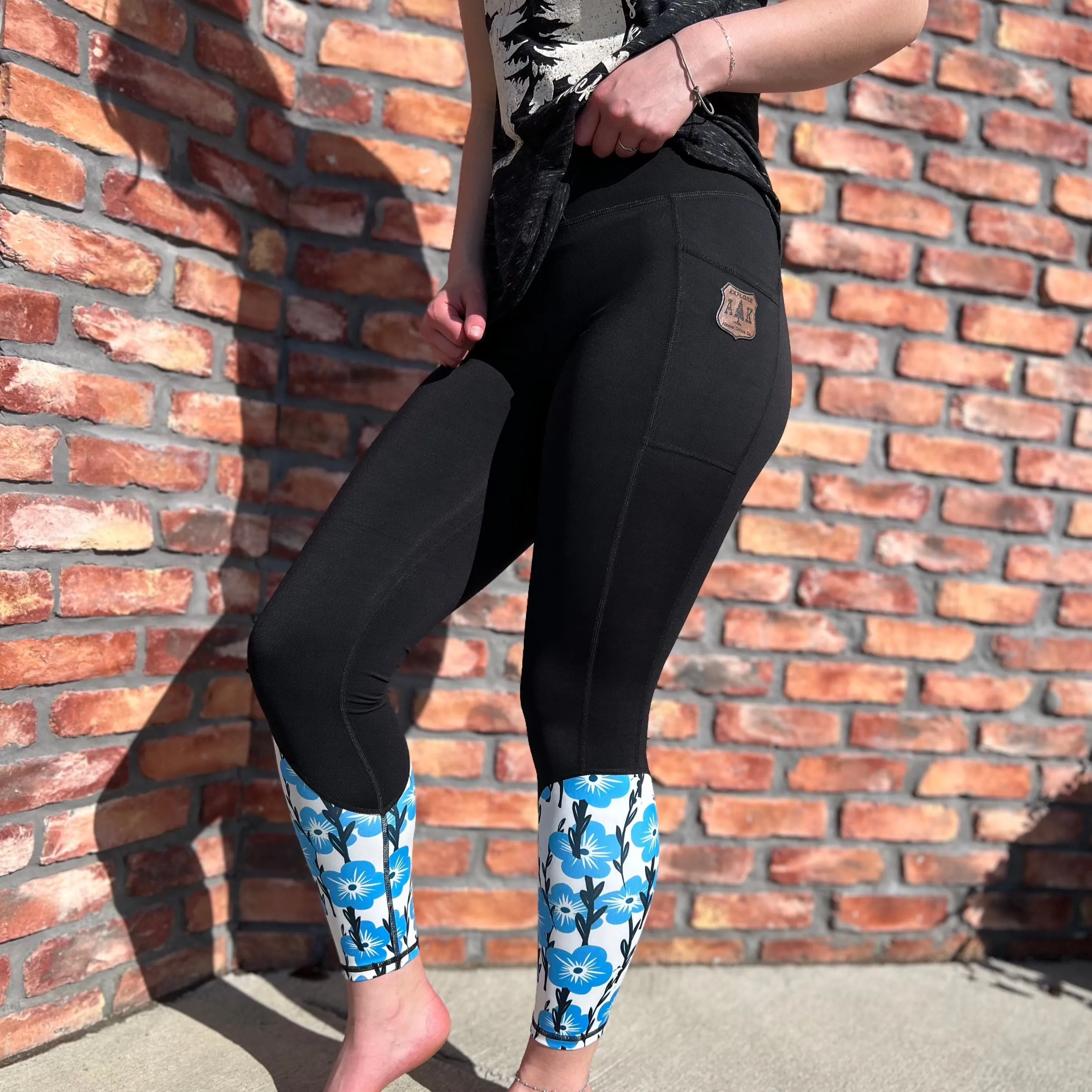 Athletic Calf Print Leggings