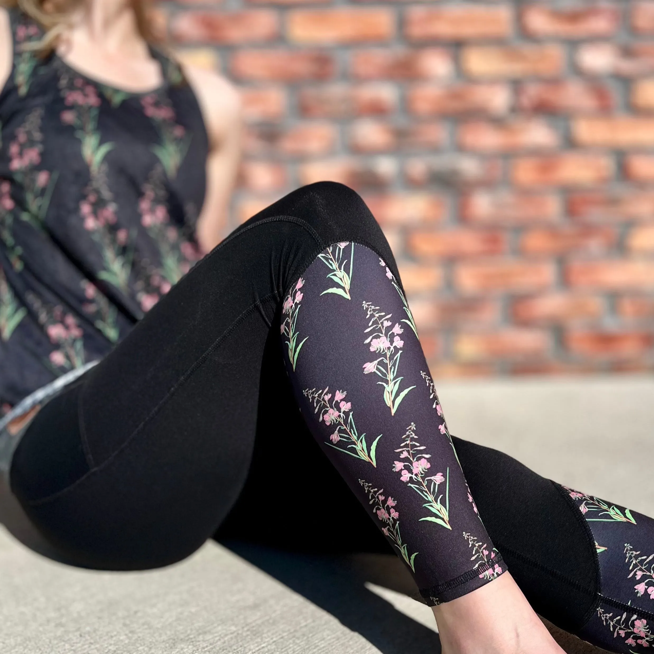 Athletic Calf Print Leggings