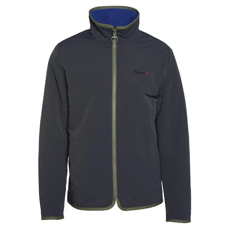 Barbour Tarn Reversible Mens Fleece Jacket - Black Carbon