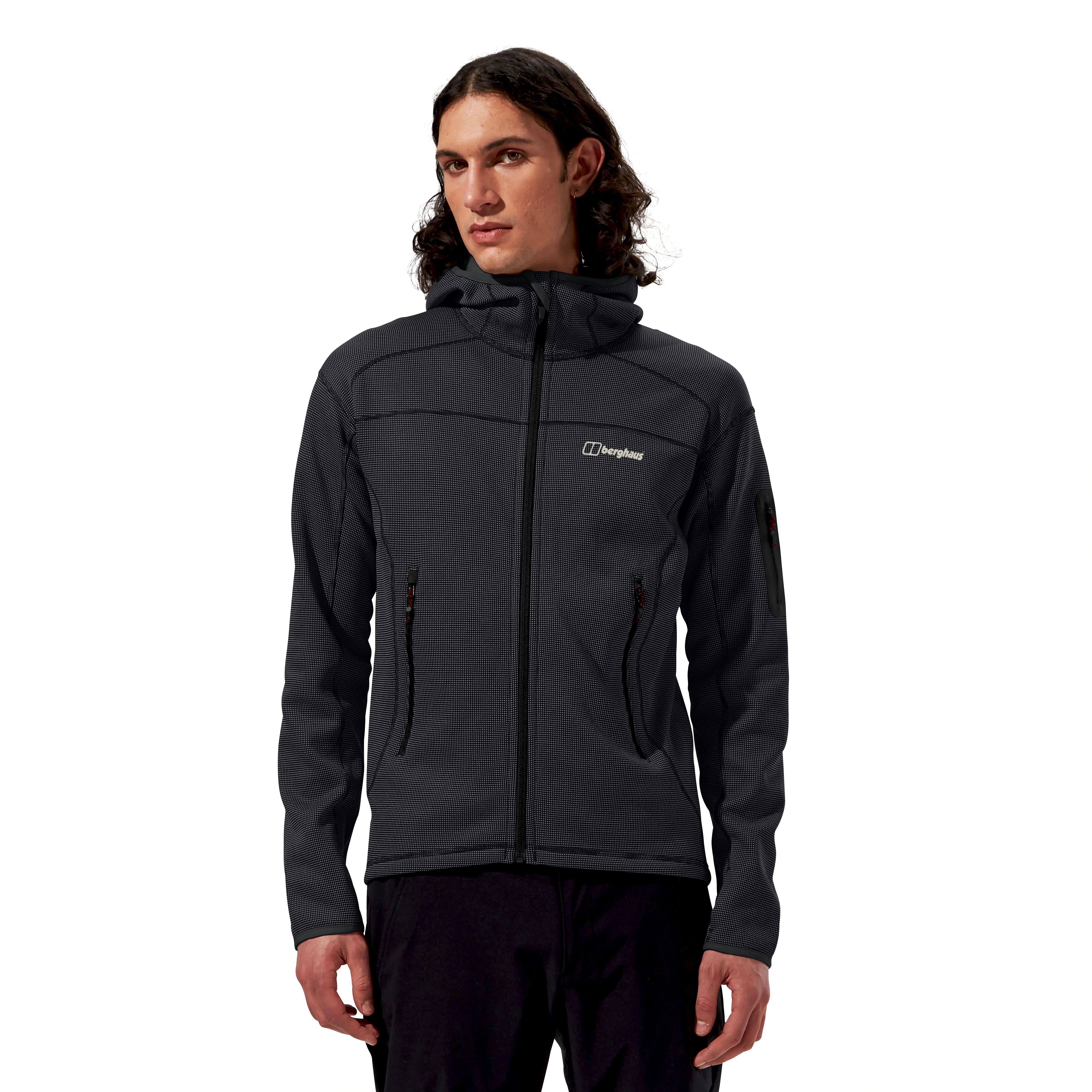 Berghaus Mens Pravitale MTN 2.0 Hooded Jacket Grey/Black