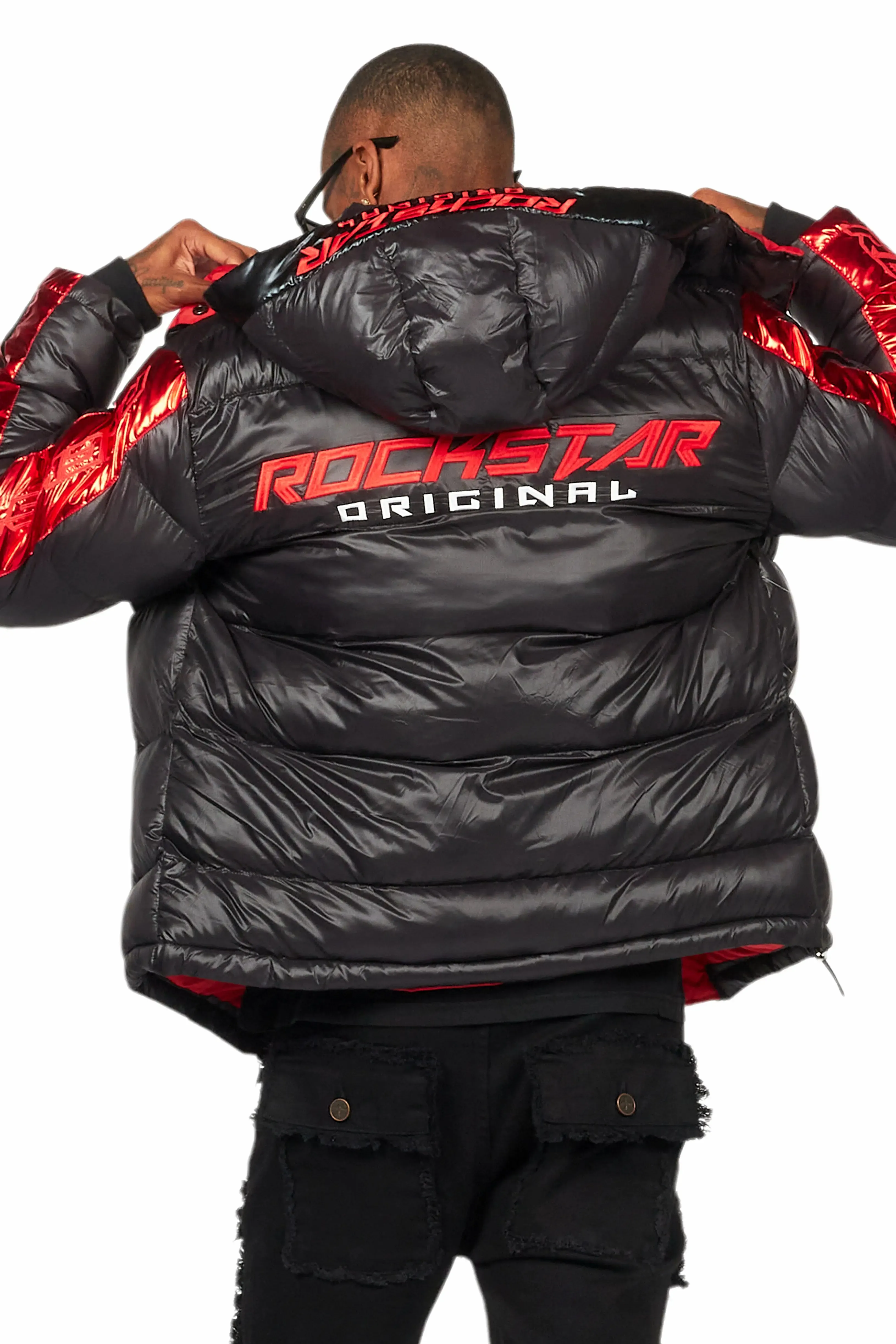 Black Alasia Puffer Jacket