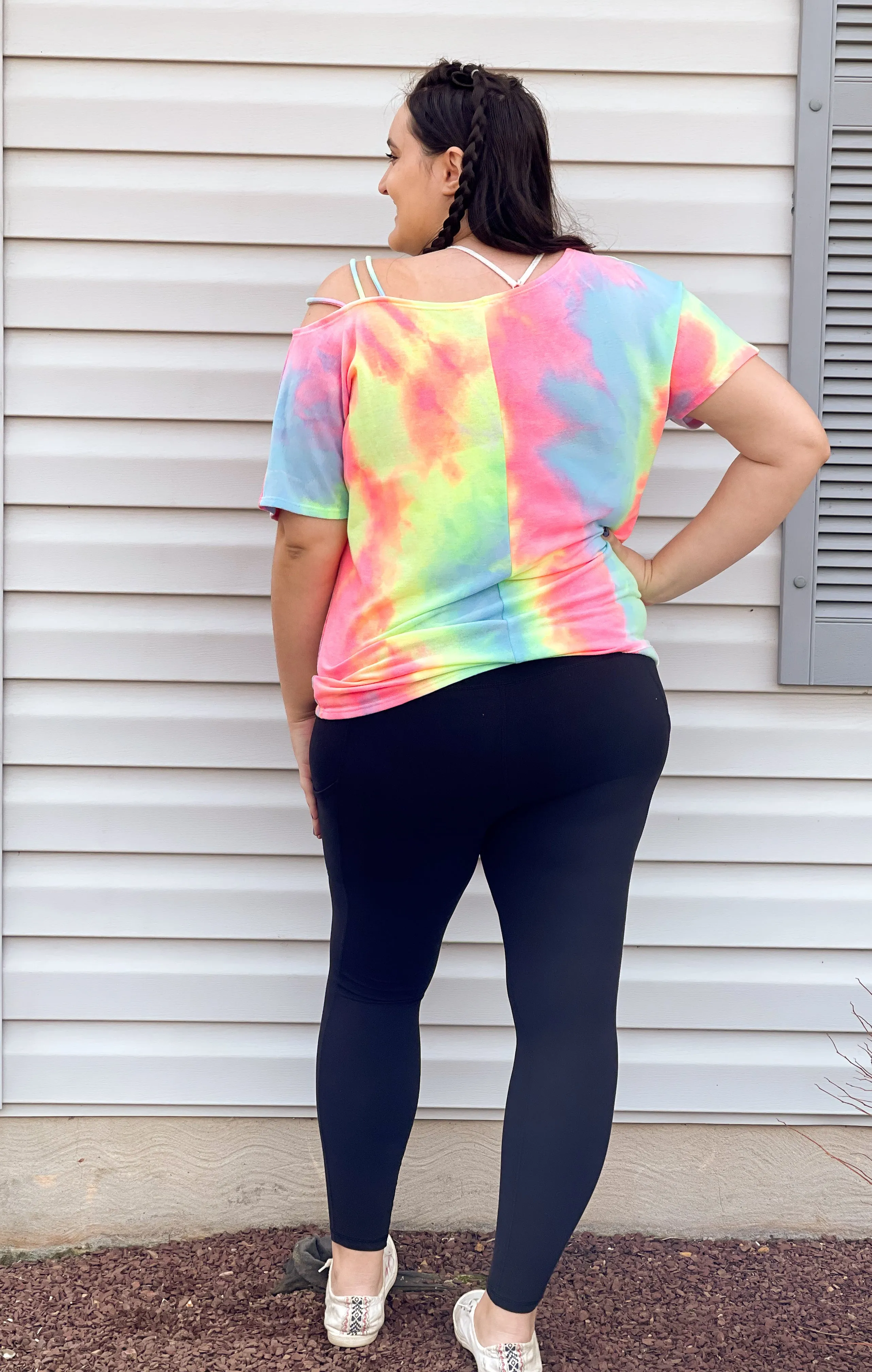 Buttery Soft Leggings With Pockets in Black