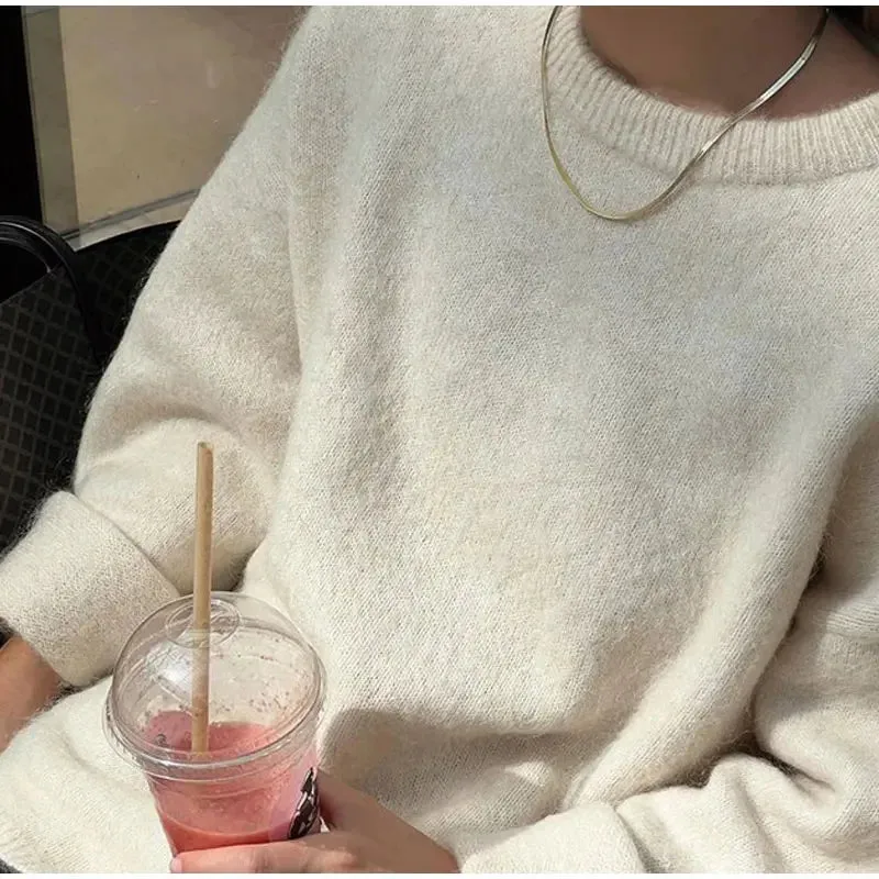 Charm In Cozy Knit Pullover