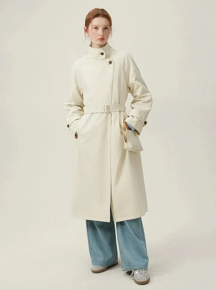 Classic Cream Trench Coat