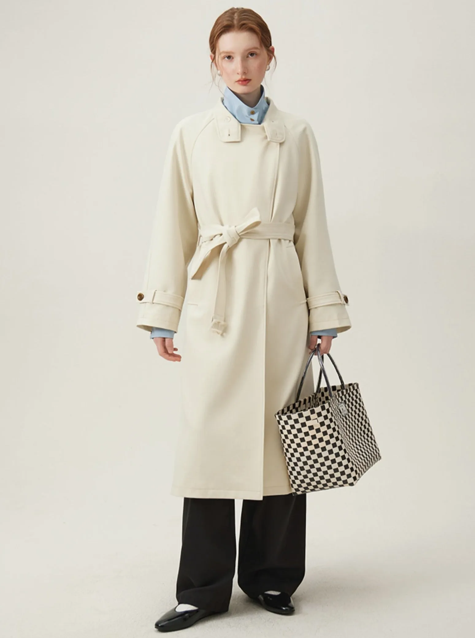 Classic Cream Trench Coat