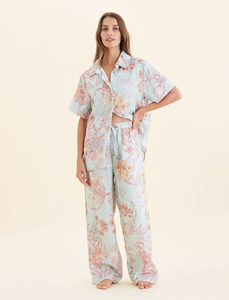 Coco Resort Linen Full Length Pant