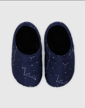 Constellation Midnight Puffy Slippers