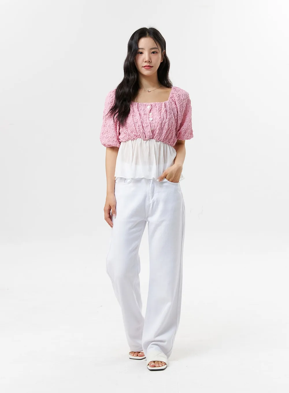 Cotton Wide Pants OL321