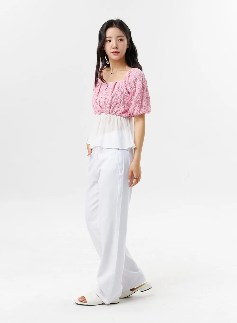 Cotton Wide Pants OL321