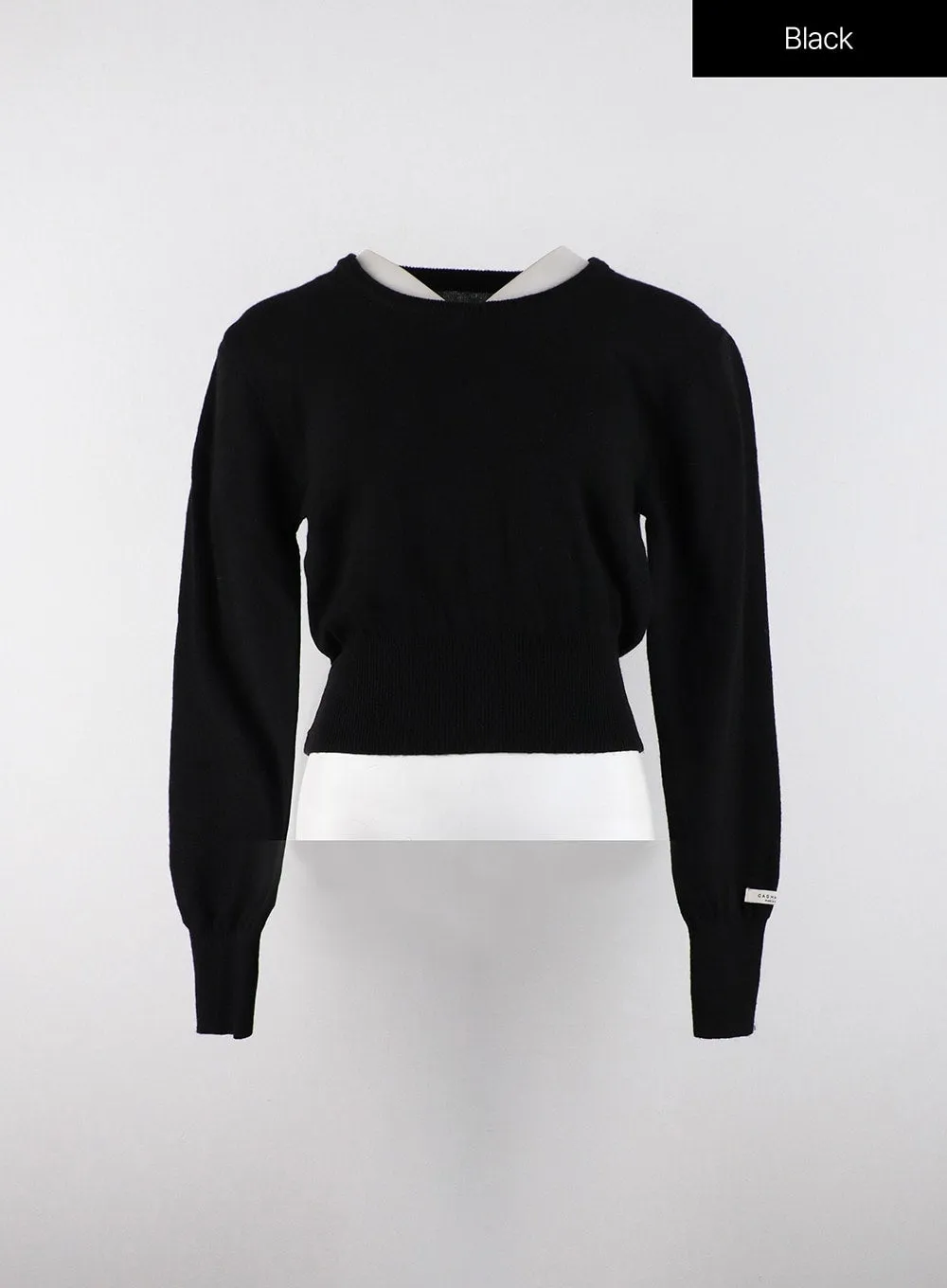 Cozy Cropped Knit Sweater OD320