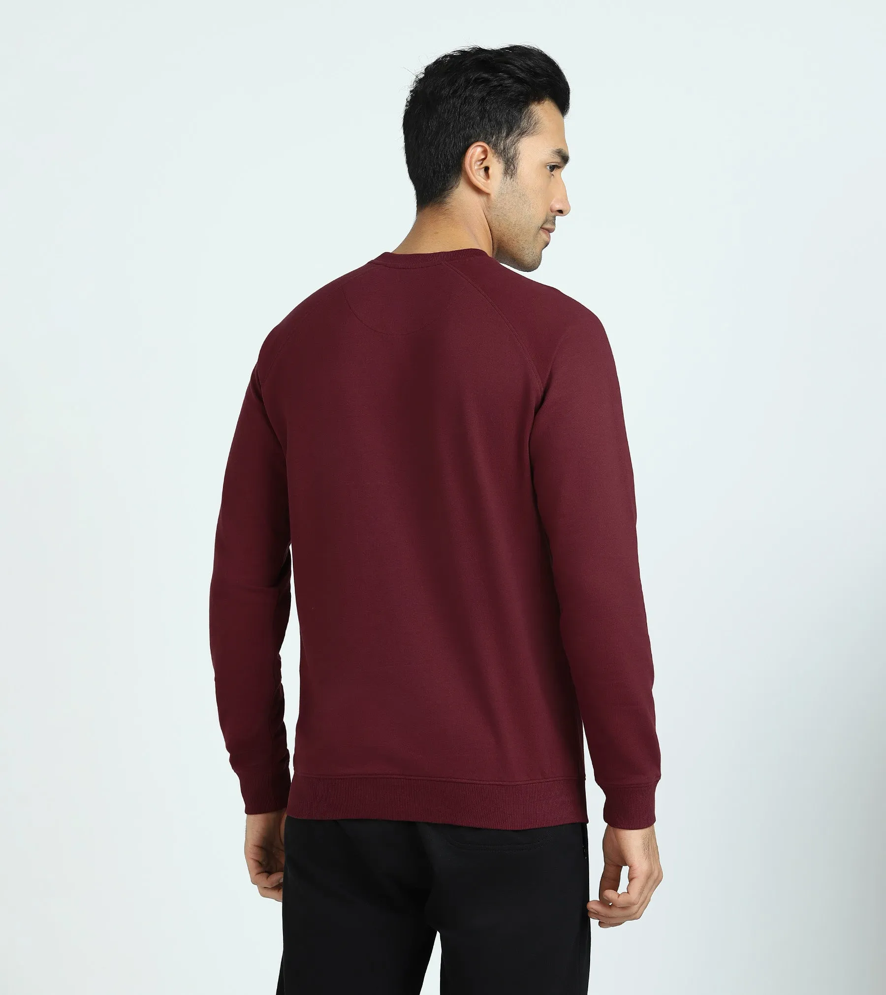 Cruze French Terry Cotton Sweatshirts Auburn Red