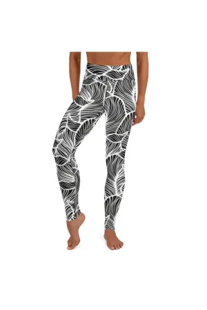 Damask Yoga Leggings