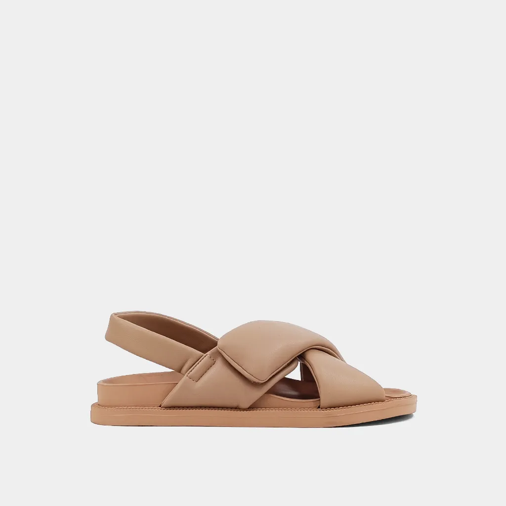 Delta Strap Sandal- Nude