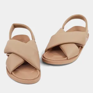 Delta Strap Sandal- Nude