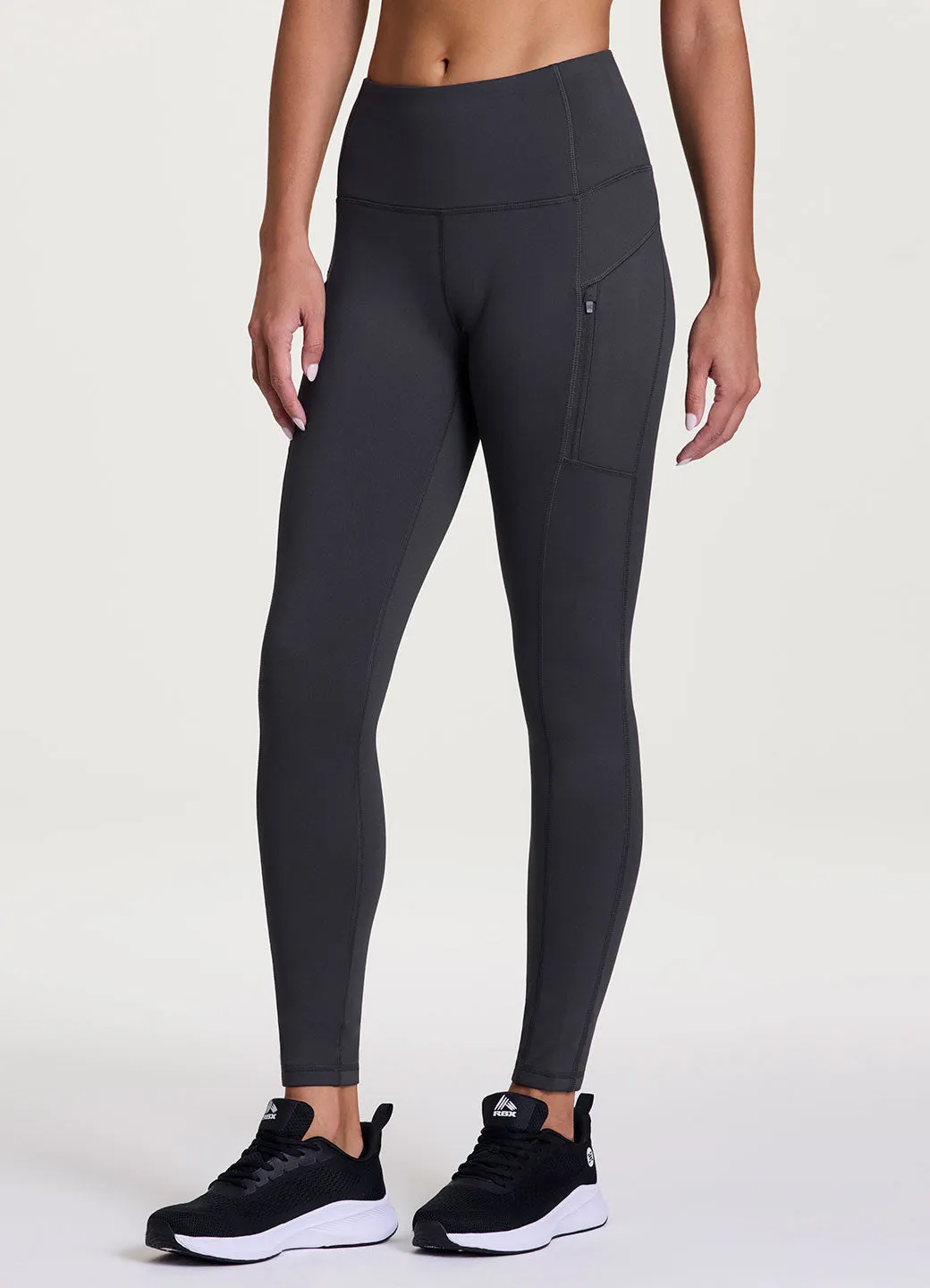 Fleece Lined Zip Pocket Legging