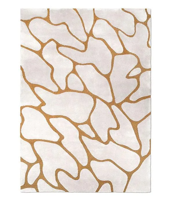 Golden Stream Rug Runner for Bedroom/Living Area/Home with Anti Slip Backing