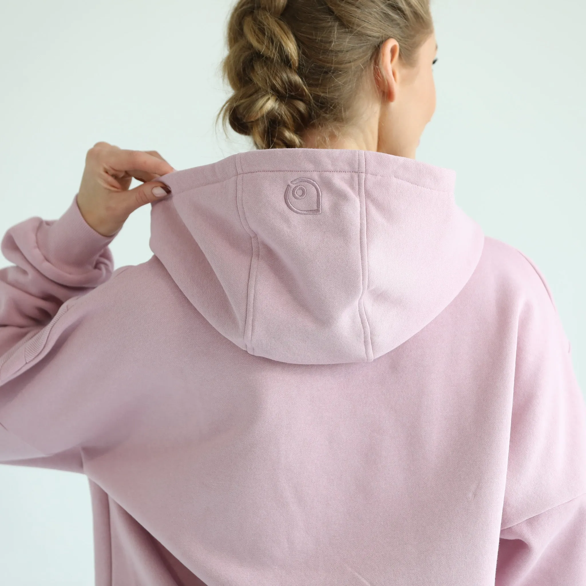 Isabella Ultra Soft Oversized Nursing & Pregnancy Hoodie (Lavender Smoke)