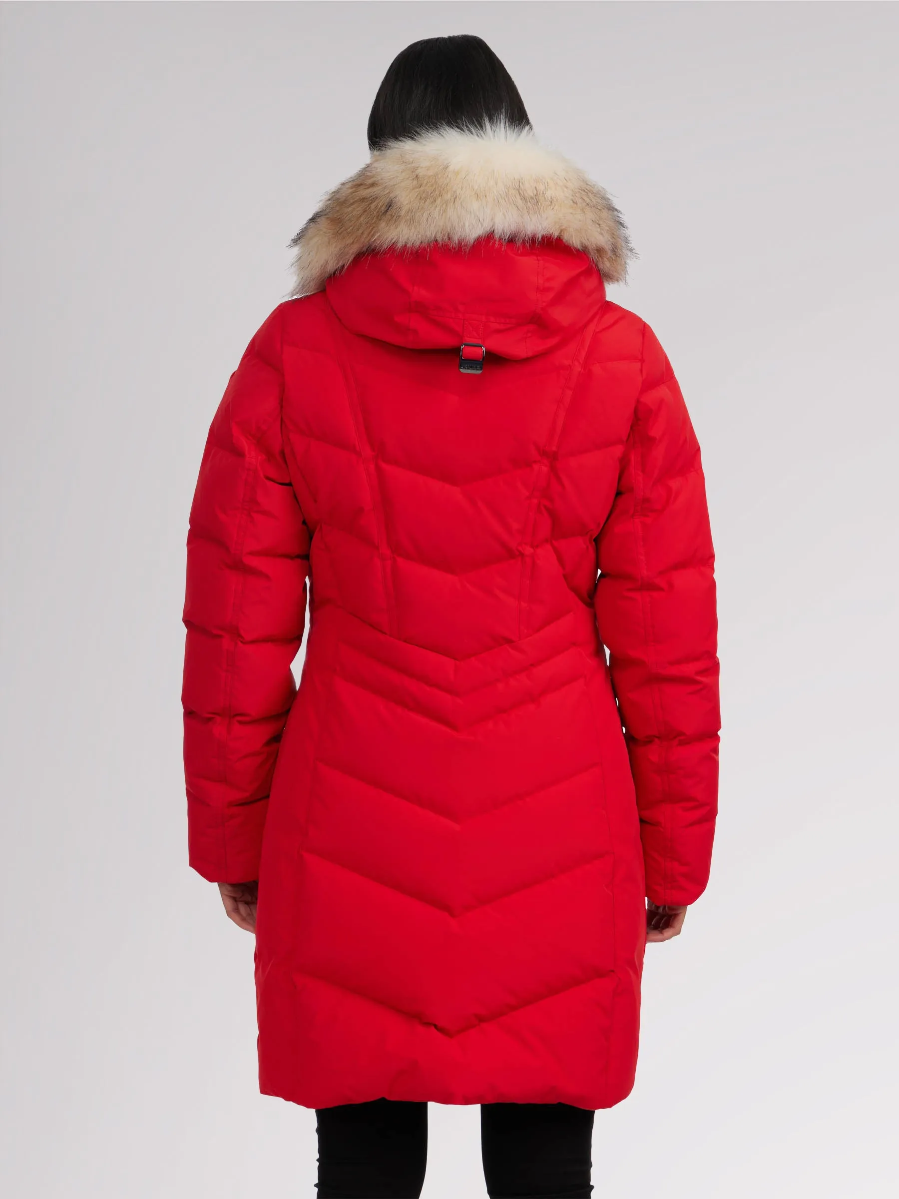 January Women's Quilted Puffer w/ Faux Fur