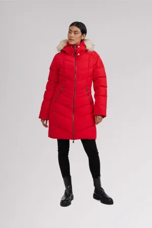 January Women's Quilted Puffer w/ Faux Fur