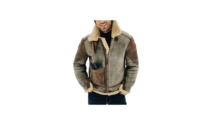 Men's Faux Leather Jacket