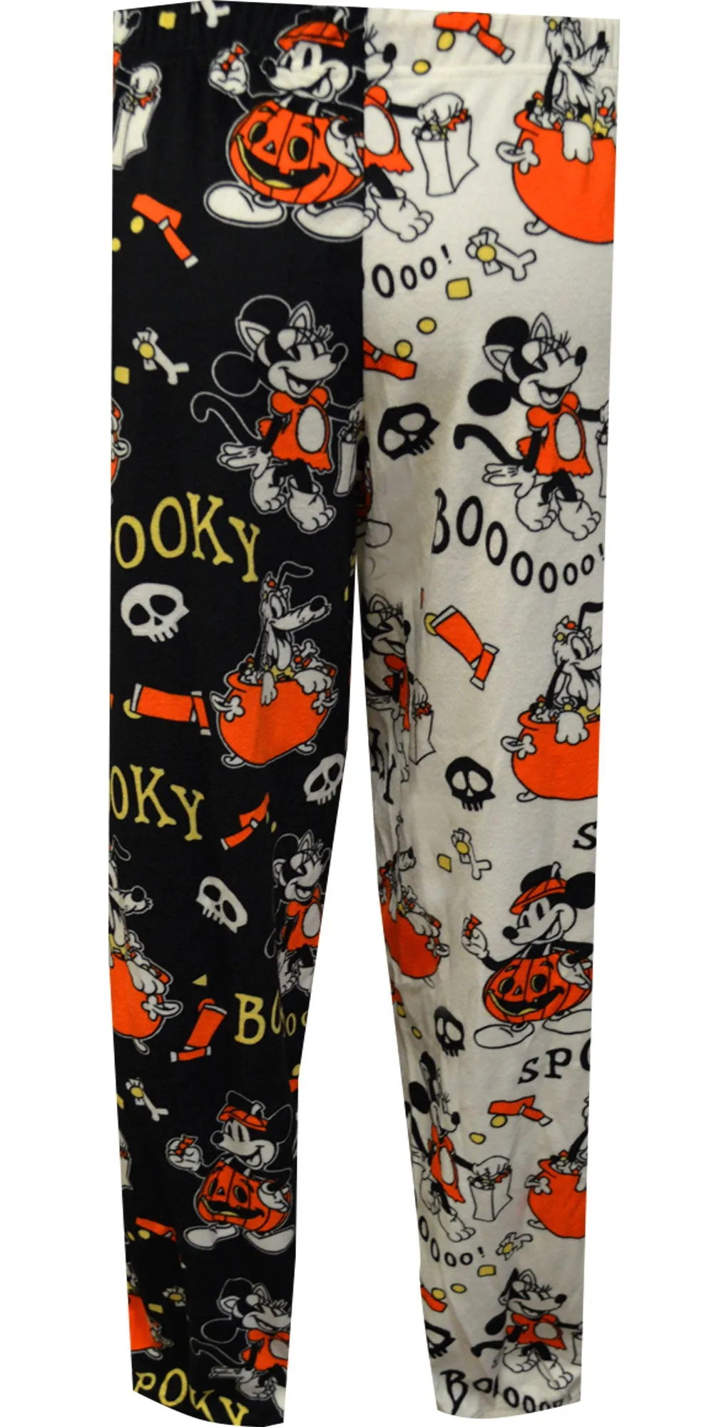 Mickey Mouse Halloween Ladies Silky Fleece Jogger Loungepants