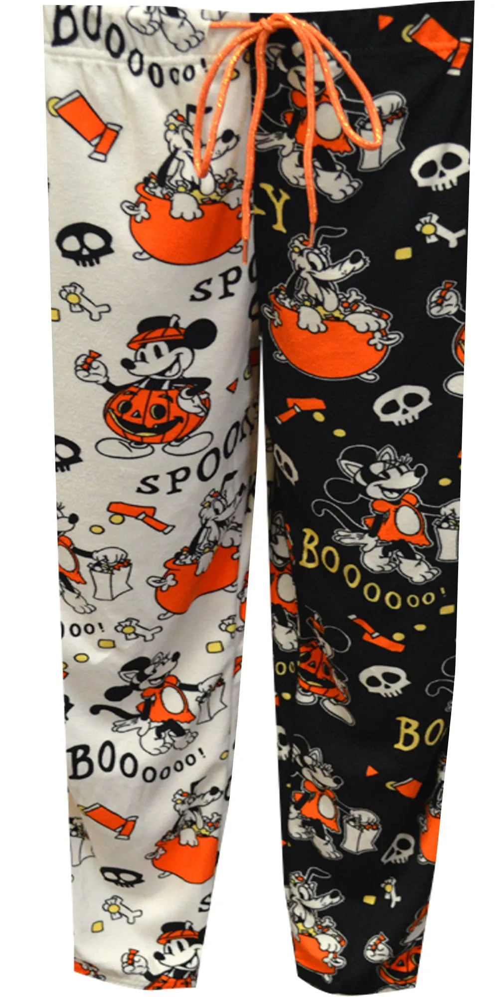 Mickey Mouse Halloween Ladies Silky Fleece Jogger Loungepants