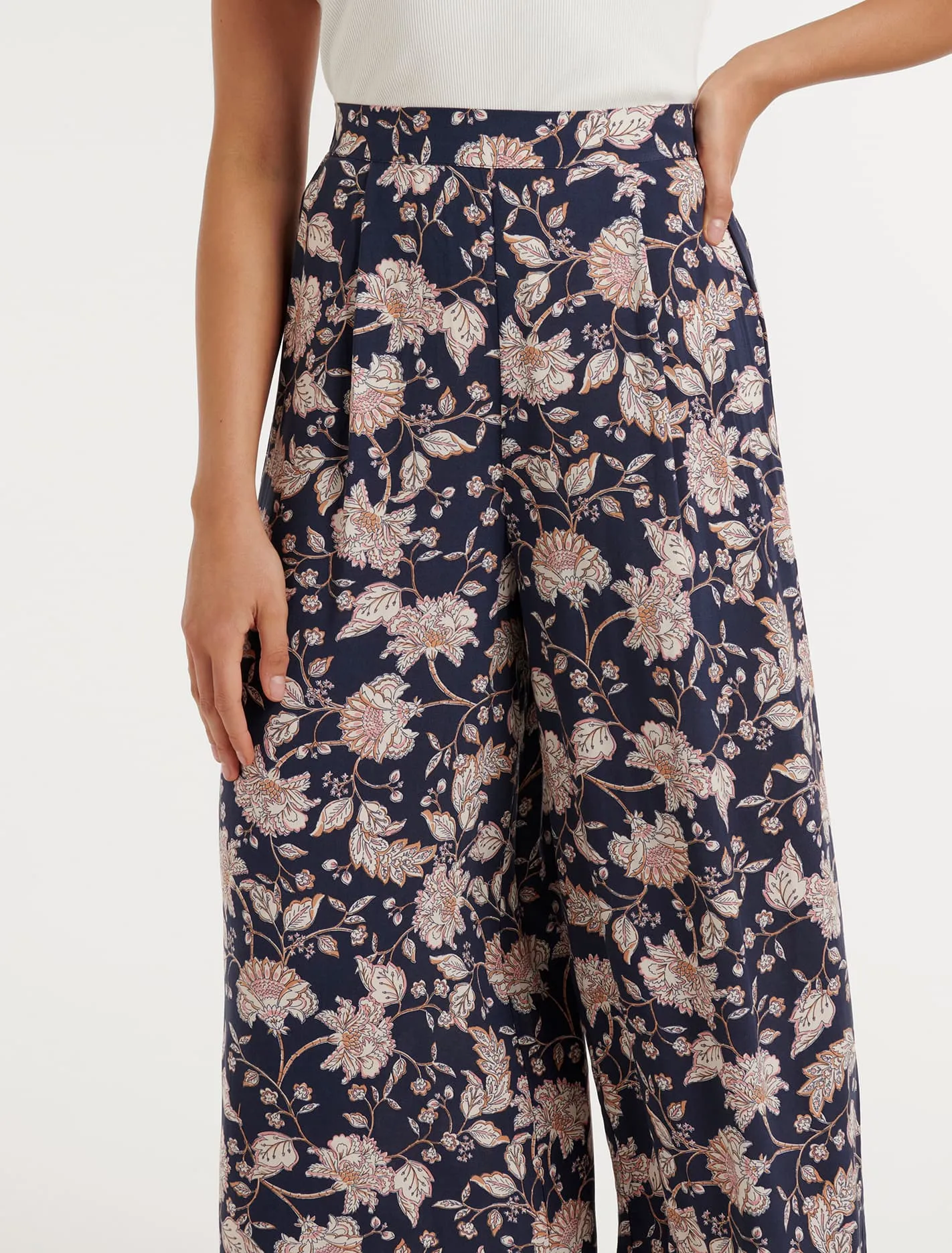 Mila Printed Elasticated Waist Pants