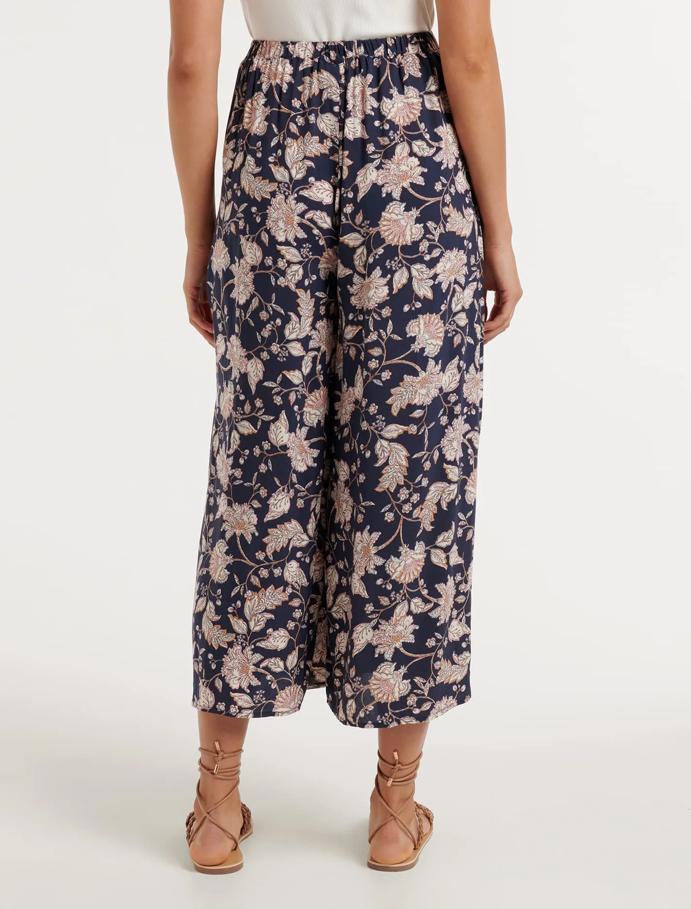 Mila Printed Elasticated Waist Pants