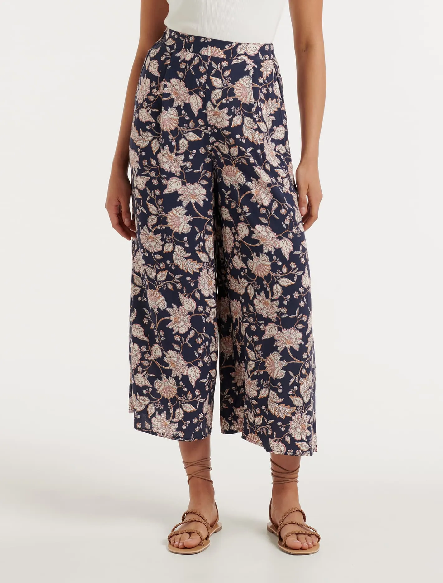 Mila Printed Elasticated Waist Pants