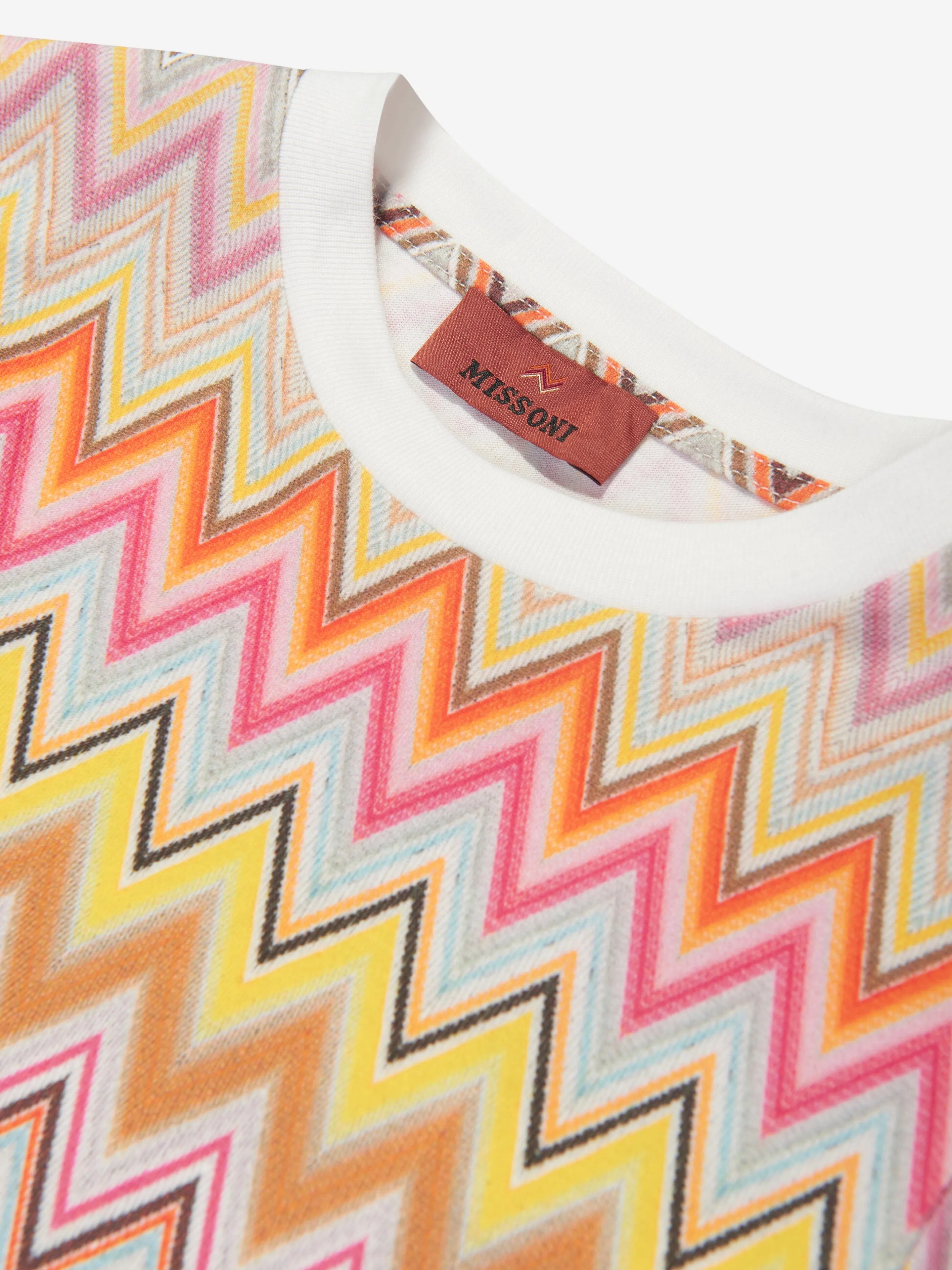 Missoni Girls Zigzag T-Shirt in Multicolour