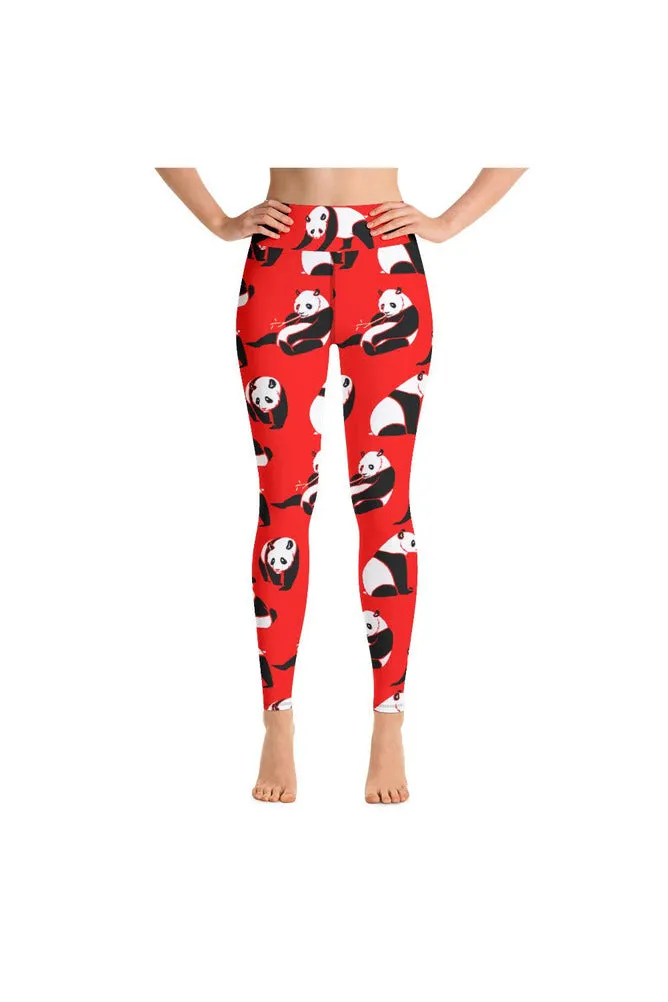 Panda Passion Yoga Leggings