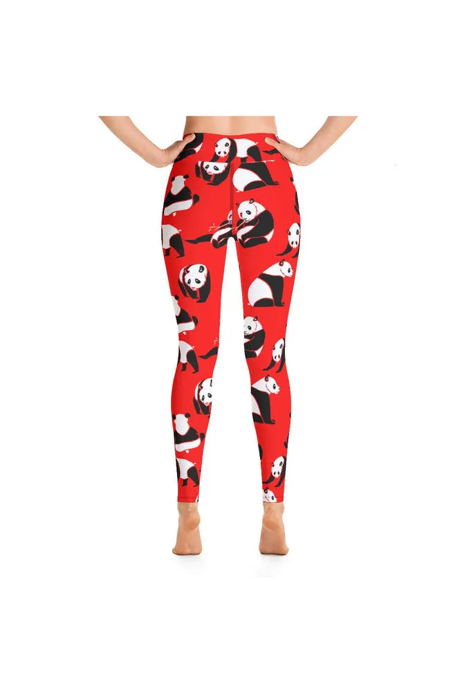 Panda Passion Yoga Leggings