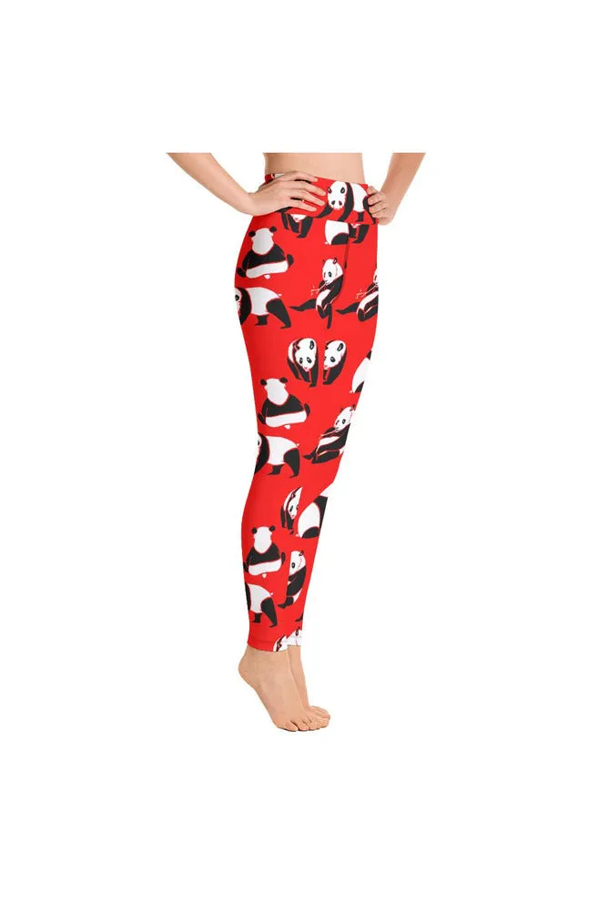 Panda Passion Yoga Leggings