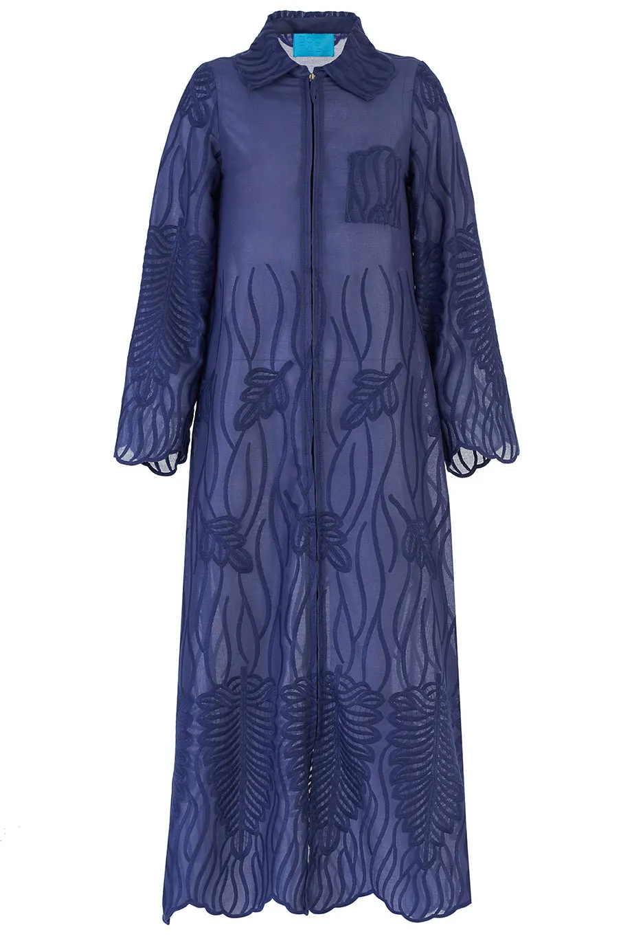 Recycled Alanis Kaftan - Navy