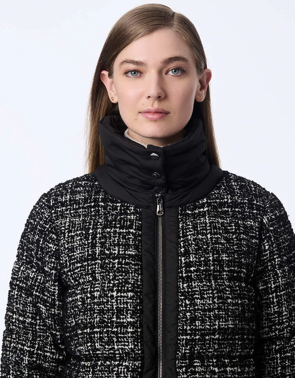 Regent Tweed Puffer Coat