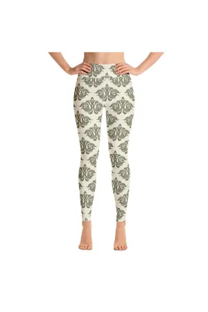 Rhinestone Print Yoga Leggings