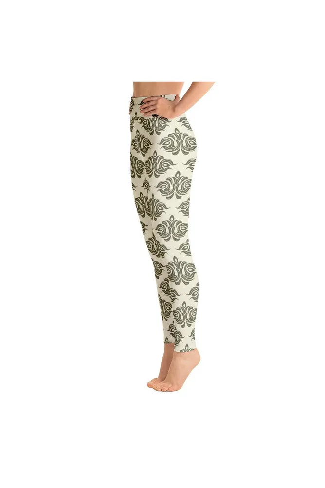 Rhinestone Print Yoga Leggings