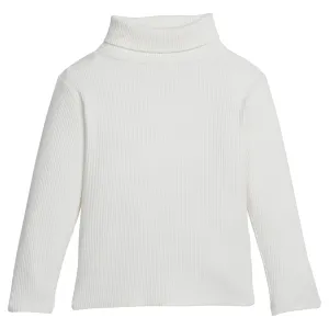 Ribbed Turtleneck - Ivory