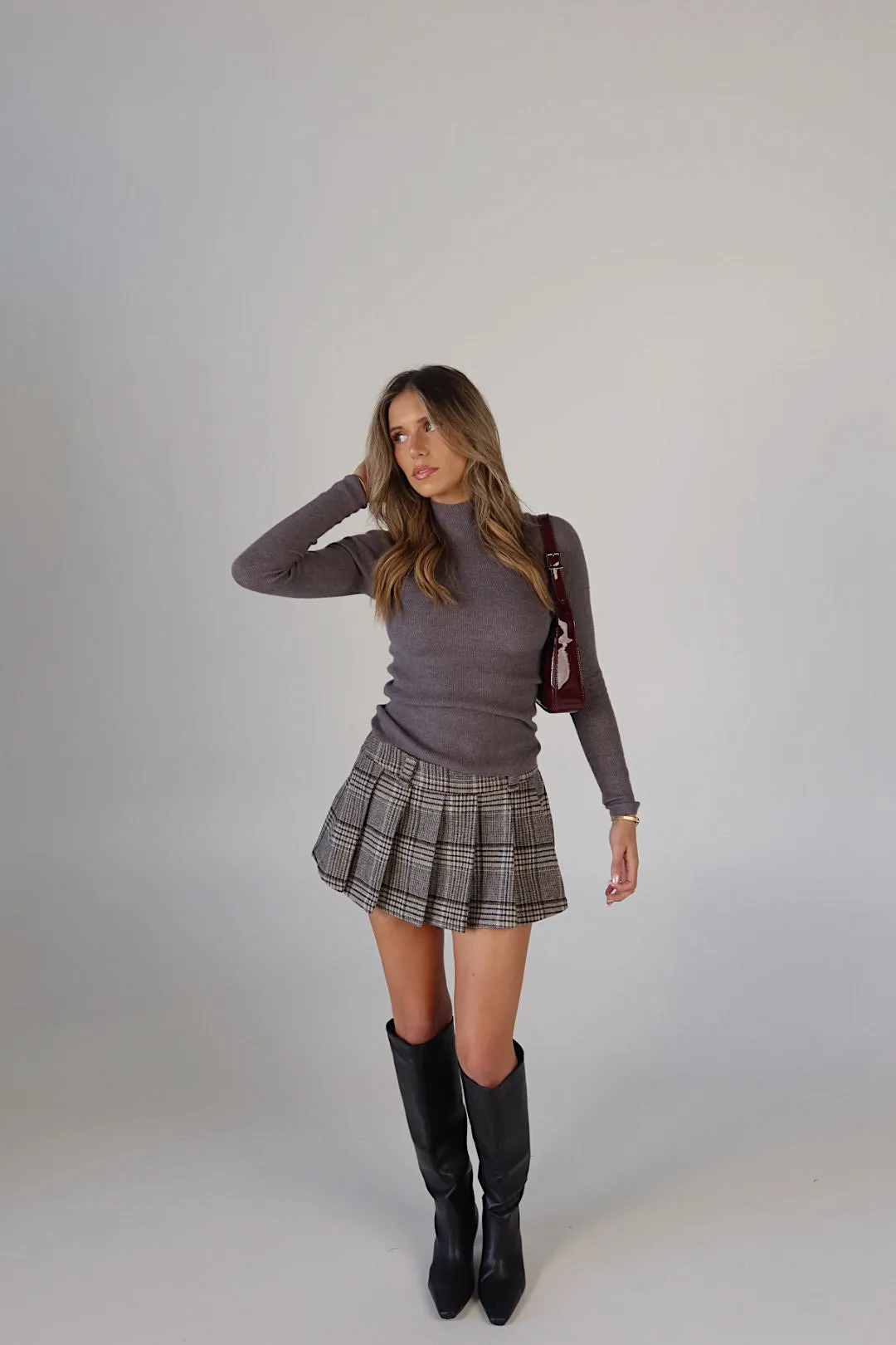 Scholar Chic Pleated Skort