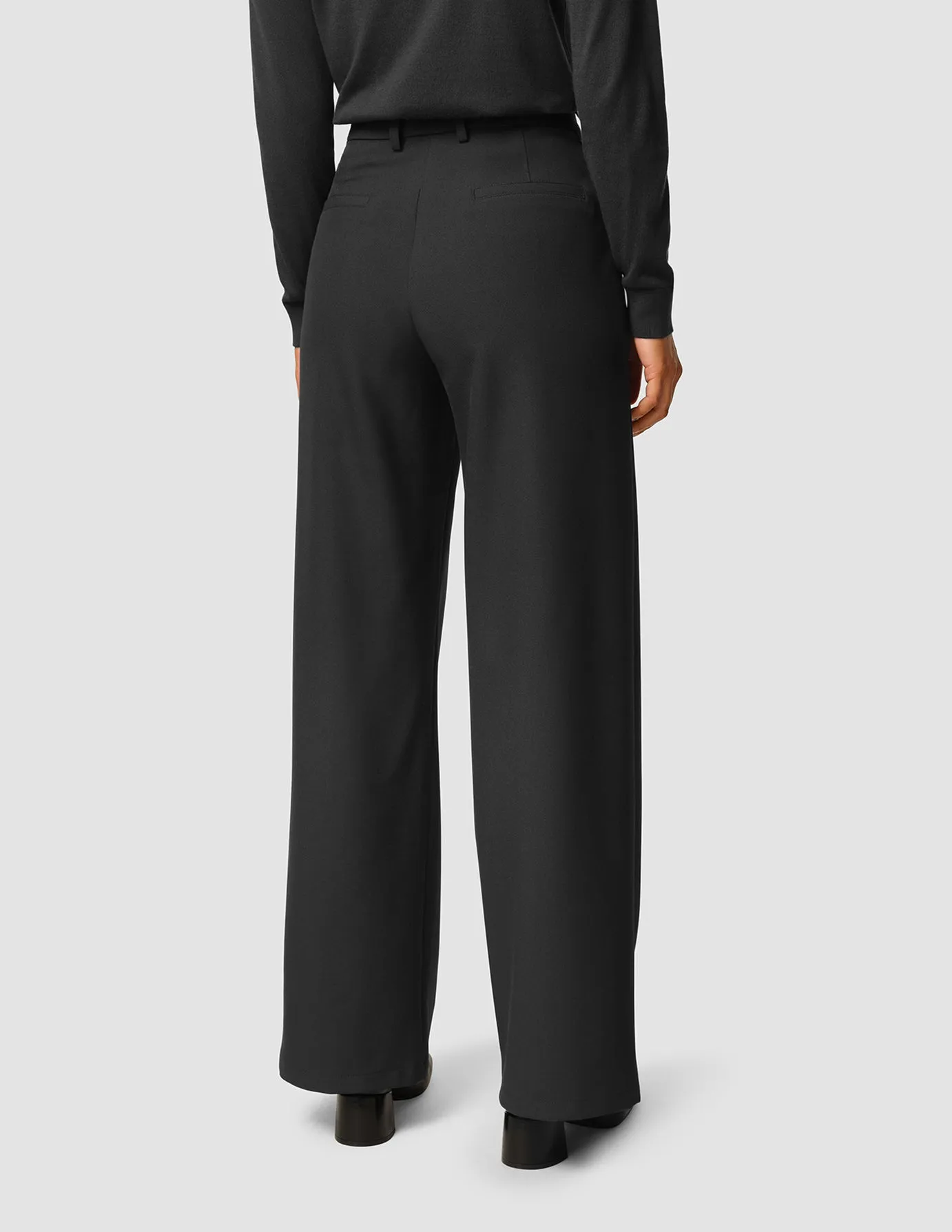 Serene Pants Wide Black