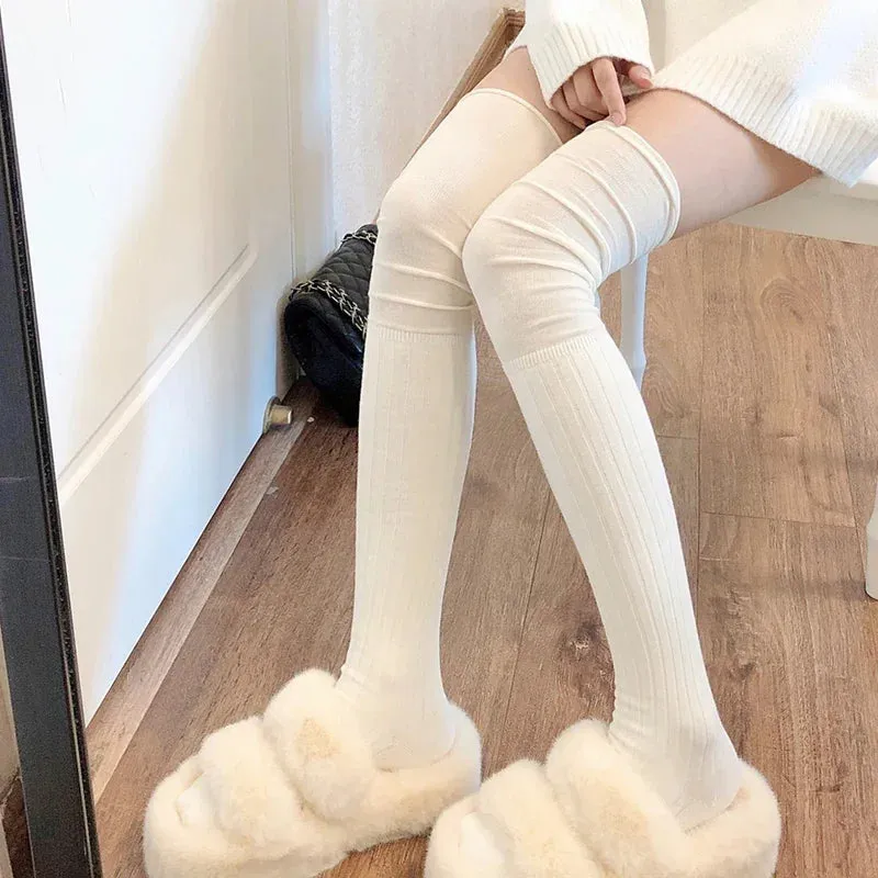 Slouchy Thigh High Socks