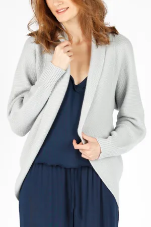 Soft Blue 3D Printed Cashmere Cardigan