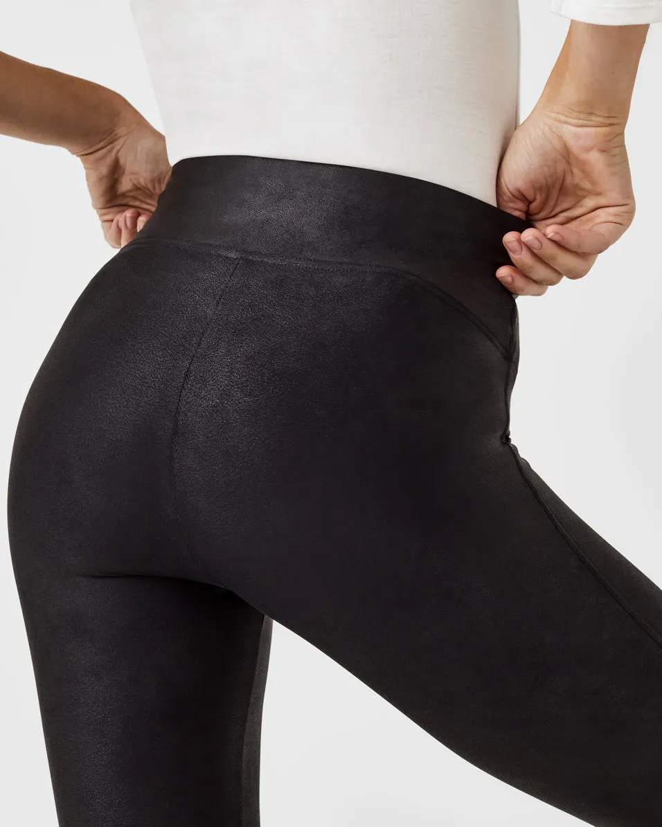 SPANXshape™ Faux Leather Fleece Lined Leggings