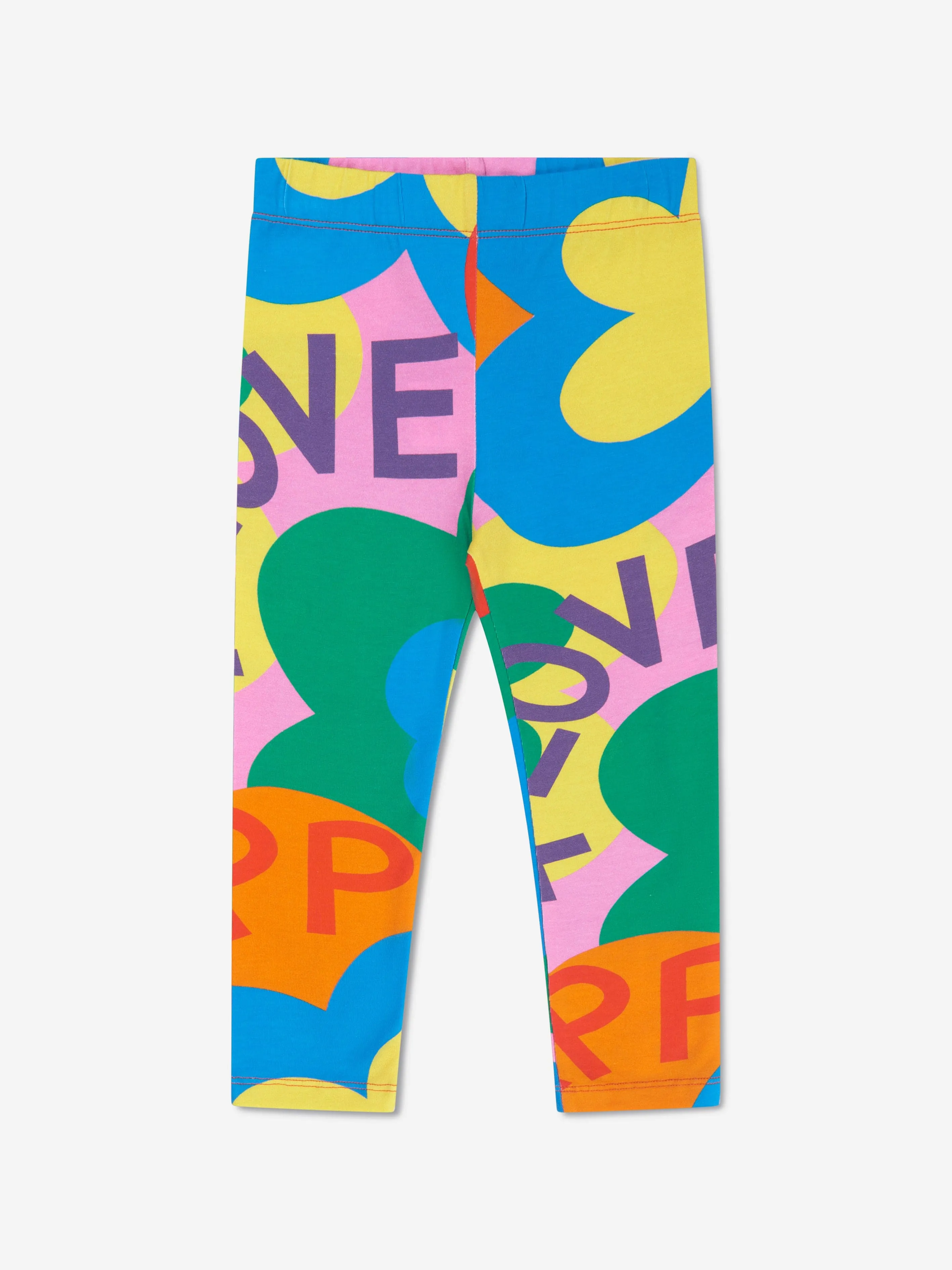 Stella McCartney Girls Flower Print Leggings in Multicolour