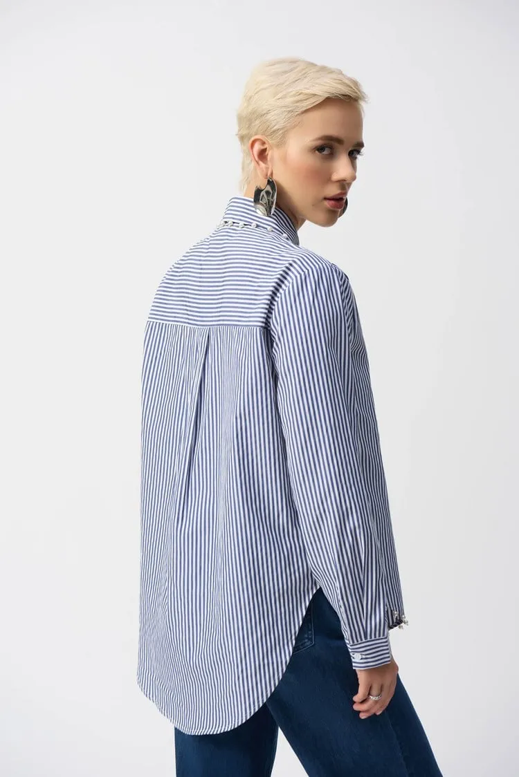 Striped Stretch Cotton Shirt