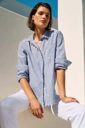 Striped Stretch Cotton Shirt